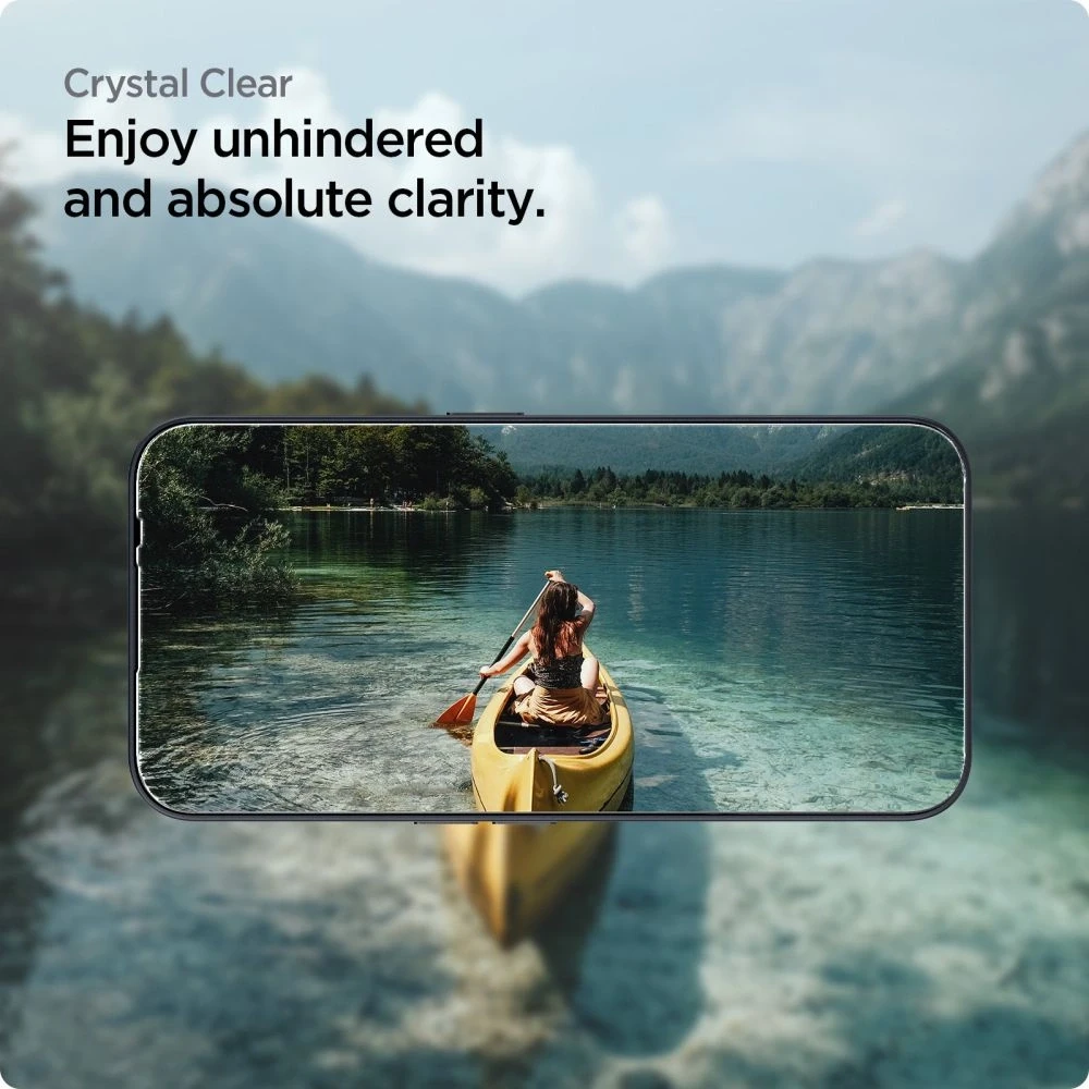 Spigen Alm Glas.TR 2 vnt. – Apsauginis stiklas skirtas Nothing Phone 2a / 2a Plus (Transparent)