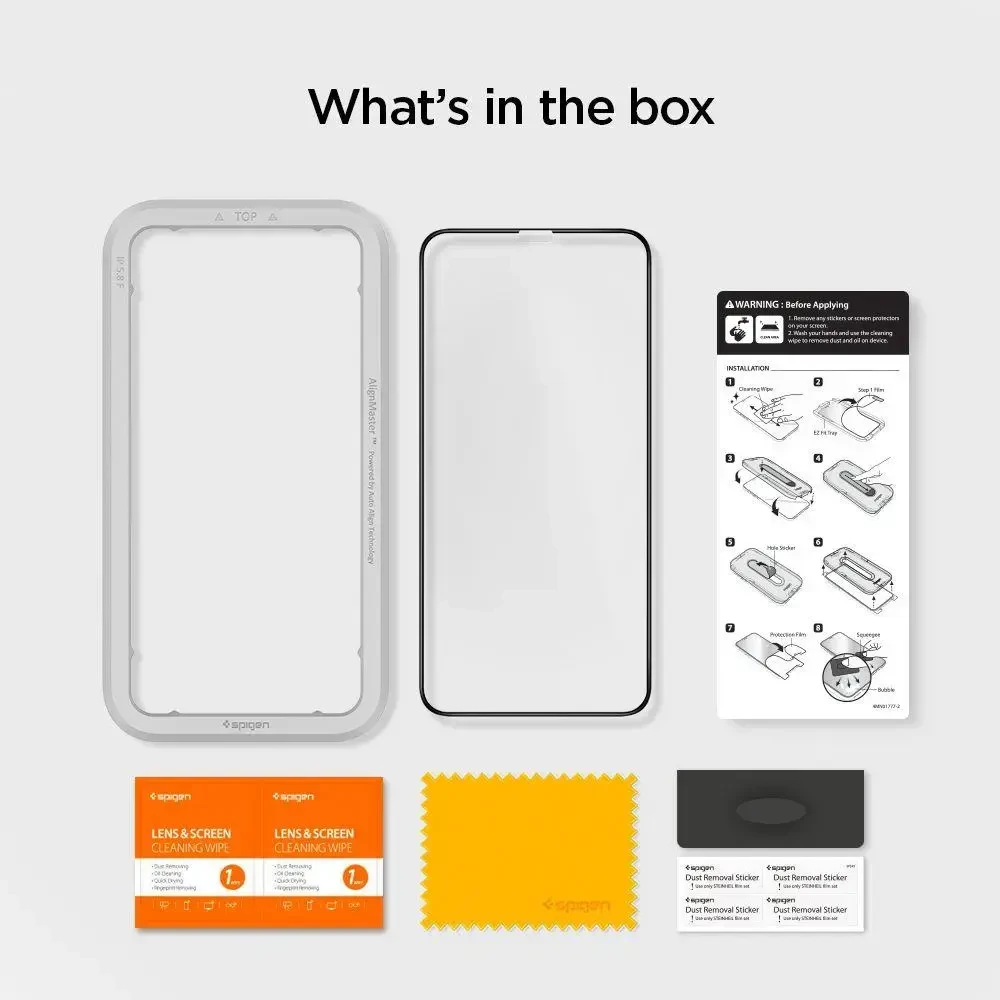 Spigen ALM grūdintas stiklas telefonui iPhone 11 juodas
