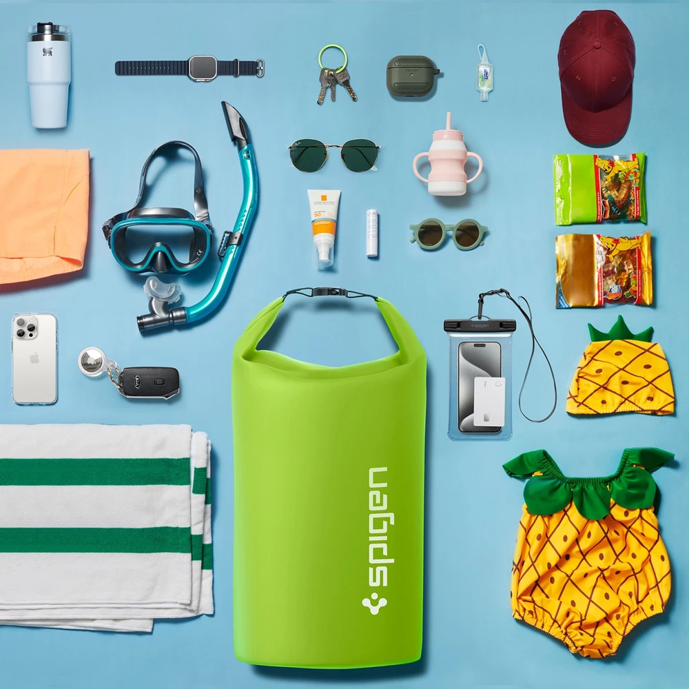 Spigen Aqua Shield vandeniui atsparus krepšys A631 (30L), kaktuso žalumo