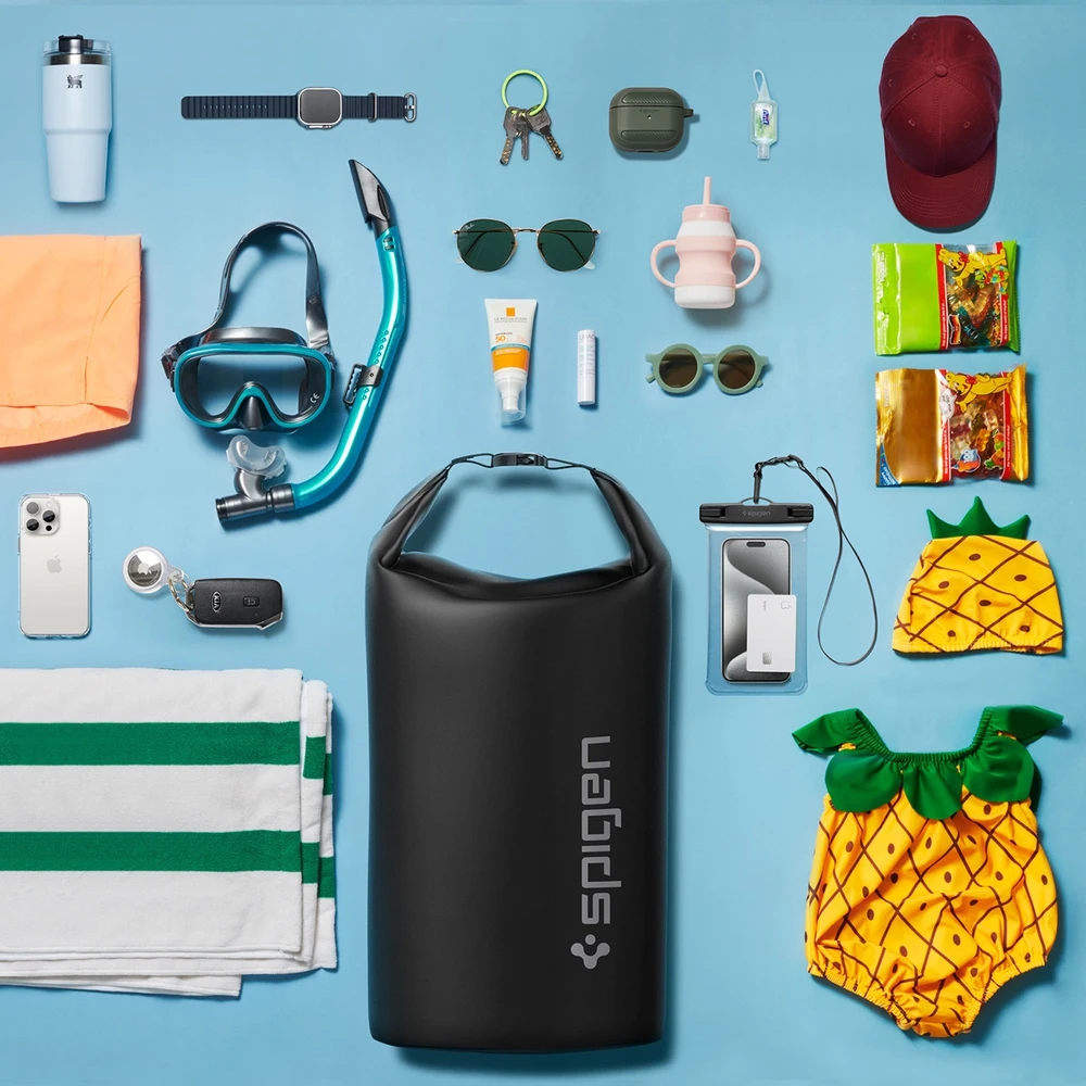Spigen Aqua Shield Atsparus vandeniui Bag A631 (30L), juodas