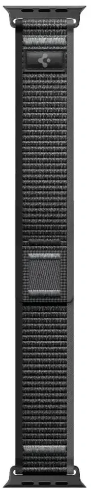 Spigen Athlex Air 2 aktyvus dirželis, juoda-pilka - Apple Watch 49 mm/46 mm/45 mm/44 mm