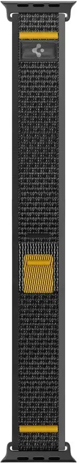 Juoda apyrankė Apple Watch 6 / 7 / 8 / 9 / 10 / SE / Ultra 1 / 2 ( 44 / 45 / 46 / 49 mm) laikrodžiui „Spigen Athlex Air”