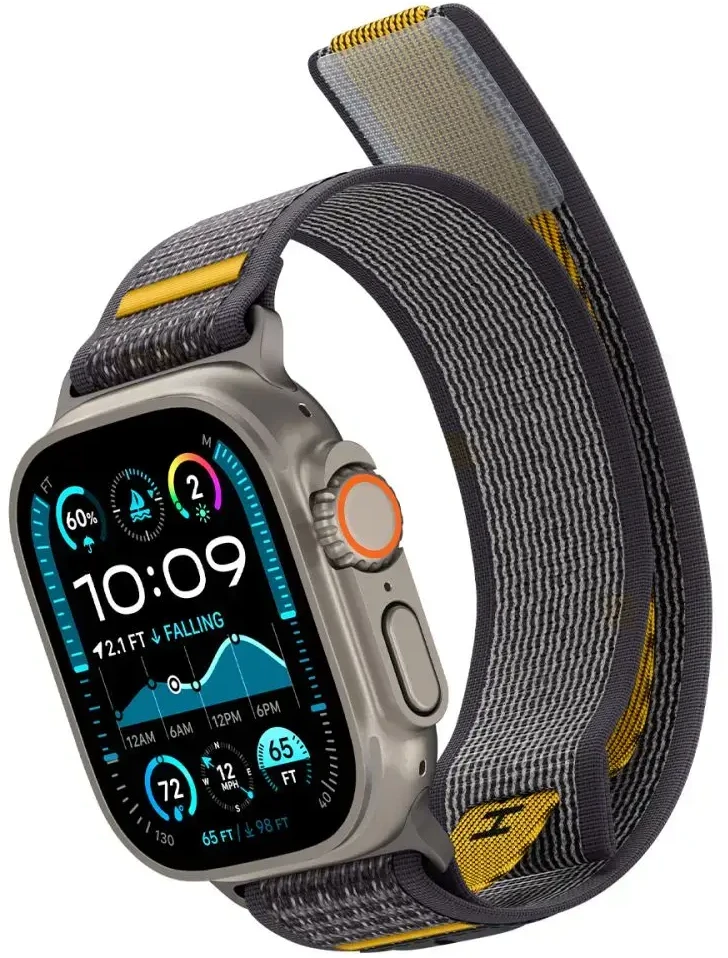 Apyrankė Spigen Athlex Air for Apple Watch 6/7/8/9/10/SE/Ultra 1/Ultra 2 (44/45/46/49 mm) pilkos spalvos