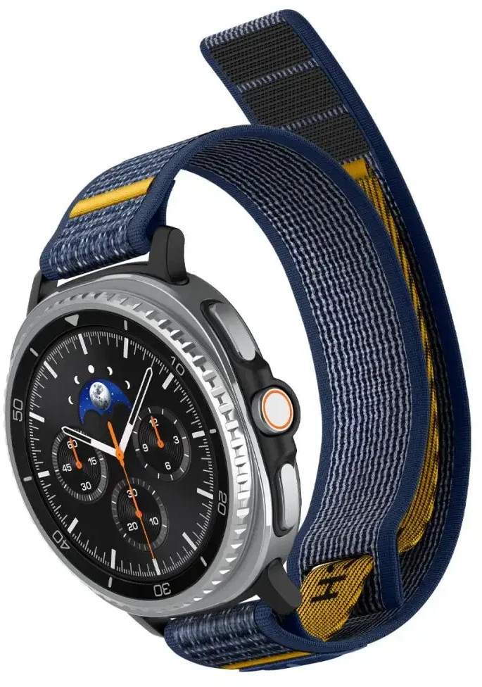 Spigen Athlex Air aktyvus dirželis, tamsiai mėlynas - Samsung Galaxy Watch 8 46mm/44mm/40mm