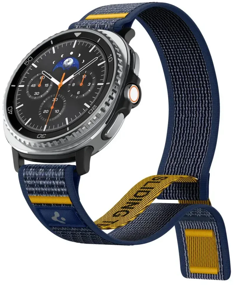 Spigen Athlex Air aktyvus dirželis, tamsiai mėlynas - Samsung Galaxy Watch 8 46mm/44mm/40mm