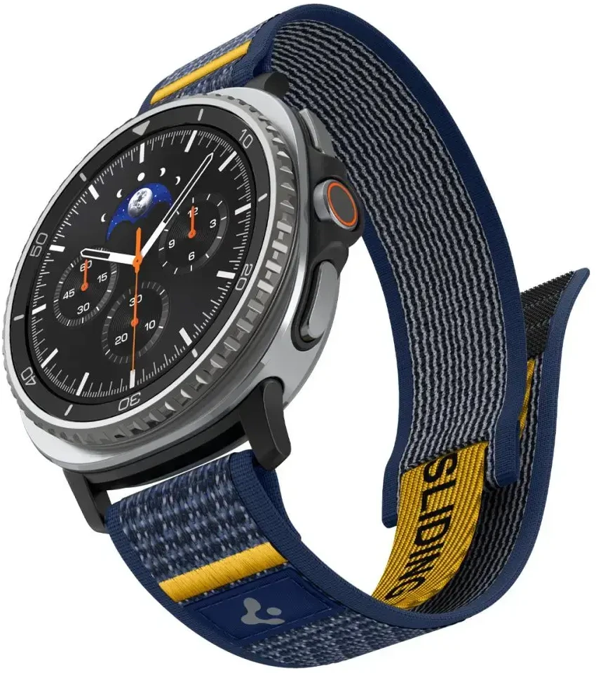 Spigen Athlex Air aktyvus dirželis, tamsiai mėlynas - Samsung Galaxy Watch 8 46mm/44mm/40mm