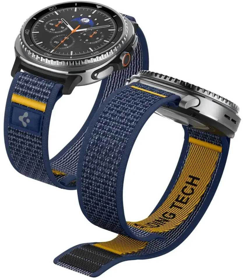 Spigen Athlex Air aktyvus dirželis, tamsiai mėlynas - Samsung Galaxy Watch 8 46mm/44mm/40mm