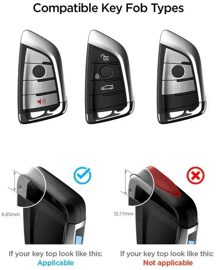 Dėklas Spigen BMW Key Fob Case BK100, juodas