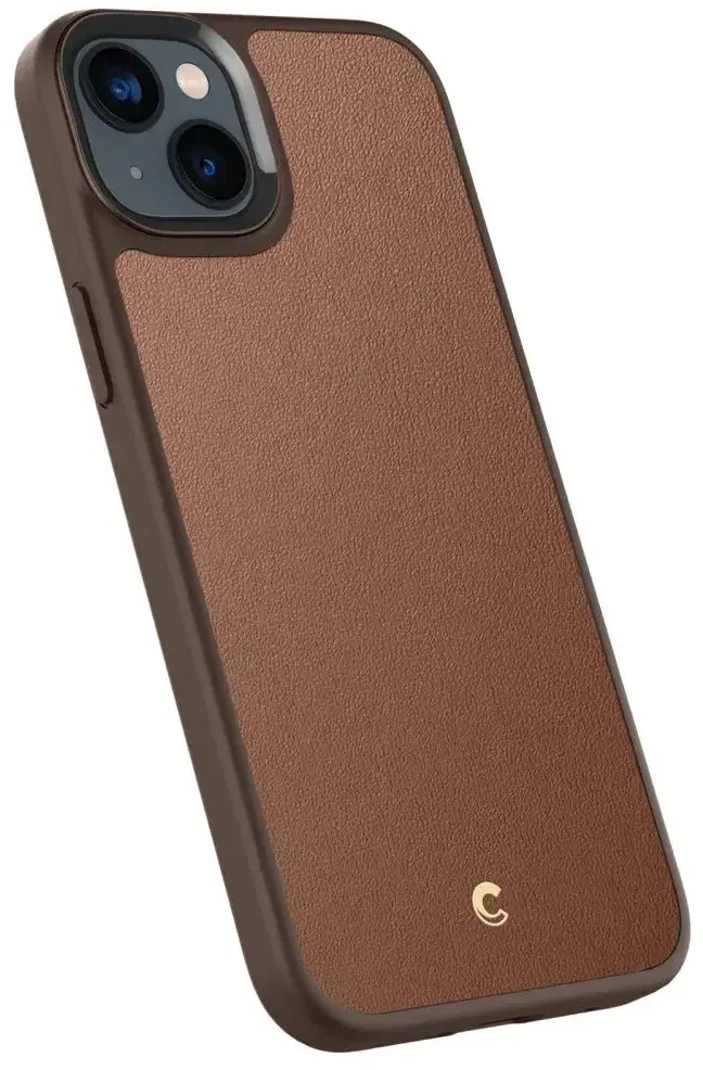 Spigen Cyrill Kajuk Mag MagSafe Apple iPhone 14 Plus dėklas telefonui rudos spalvos