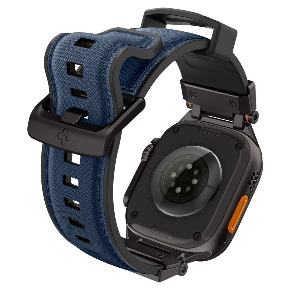 „Spigen DuraPro Armor“ dirželis, skirtas „Apple Watch 44 / 45 / 46 / 49 mm“ – tamsiai mėlynas Mėlyna