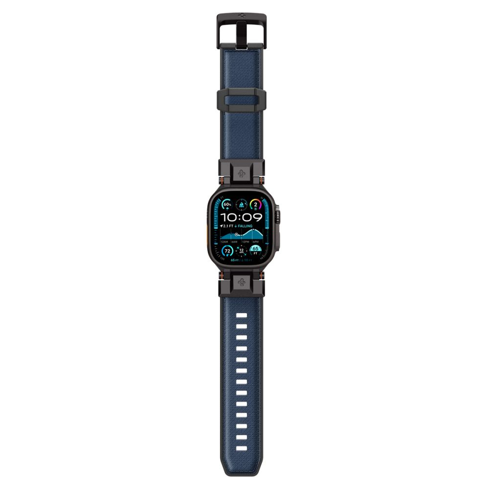 „Spigen DuraPro Armor“ dirželis, skirtas „Apple Watch 44 / 45 / 46 / 49 mm“ – tamsiai mėlynas Mėlyna