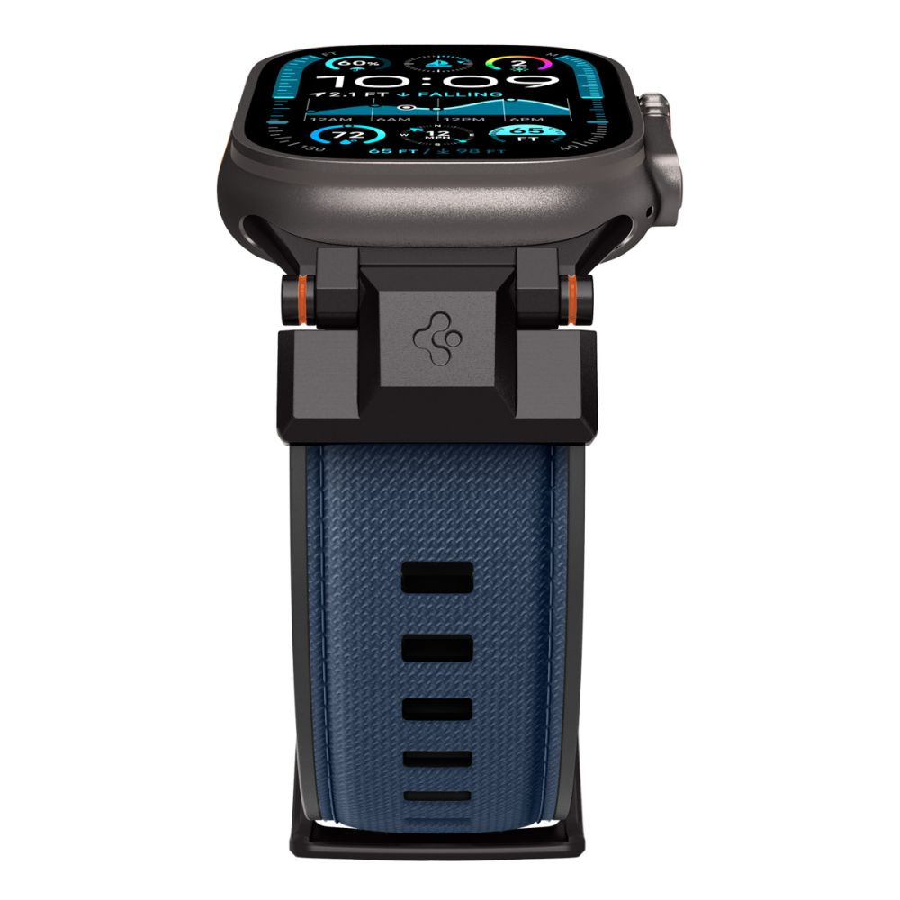 „Spigen DuraPro Armor“ dirželis, skirtas „Apple Watch 44 / 45 / 46 / 49 mm“ – tamsiai mėlynas Mėlyna