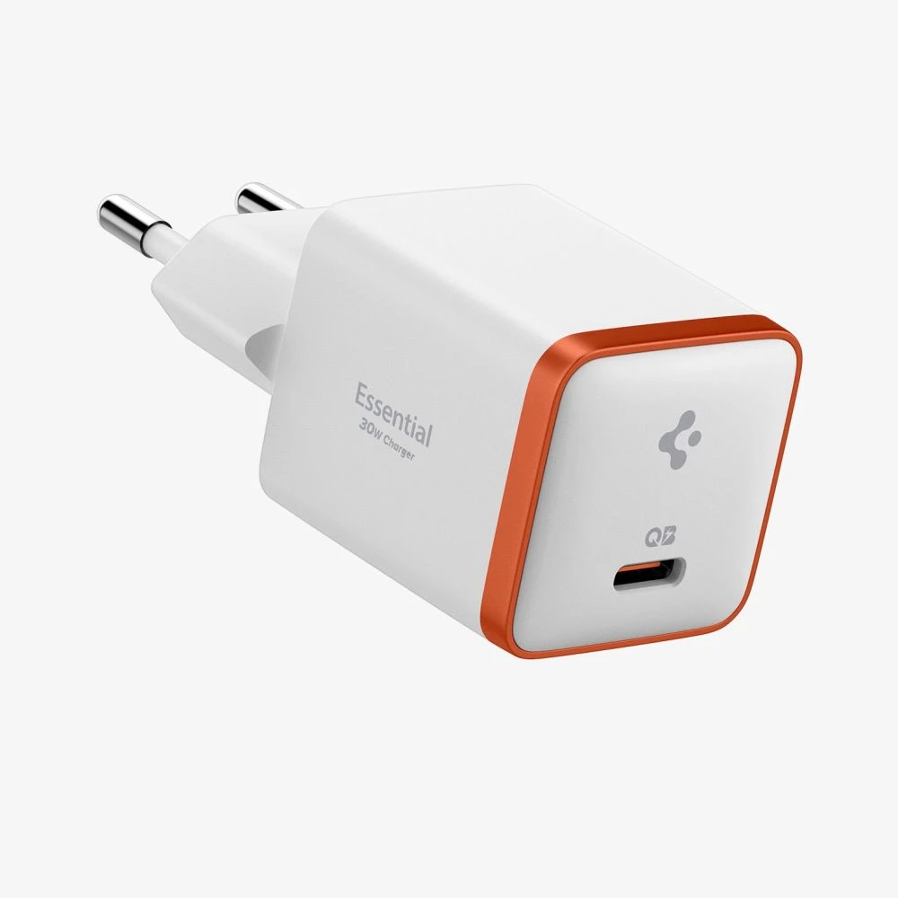 Spigen ArcStation Essential EE301EU – Wall Charger USB-C PD + QC3.0 30W (Baltas)