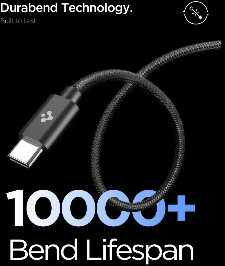 Spigen EE451EU Essential USB-C 45W Wall Charger - Juodas