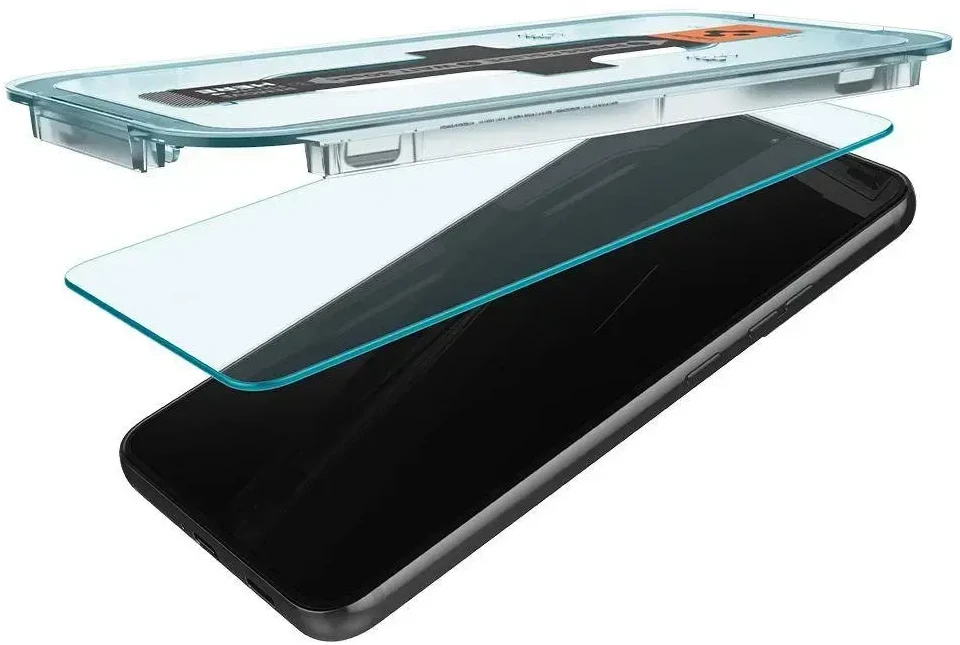 Apsauginis stiklas Spigen GLAS.TR „EZ FIT” 2-pack Samsung Galaxy S22