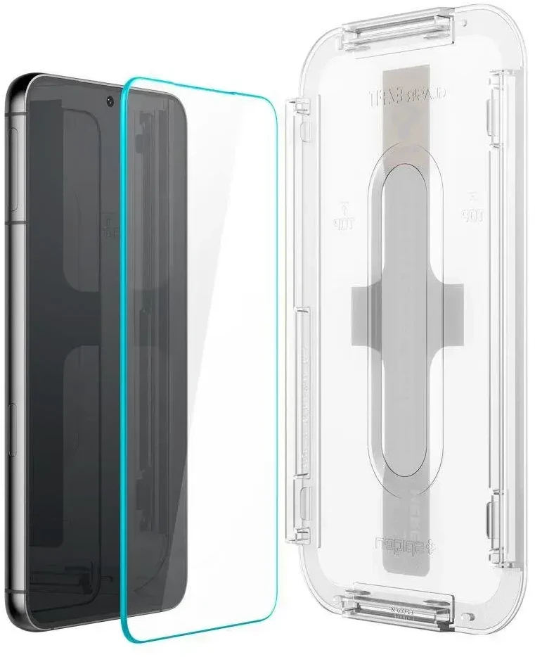 Spigen EZ FIT grūdintas stiklas telefonui Samsung Galaxy S23 Plus, permatomas, 2 vnt. rinkinyje