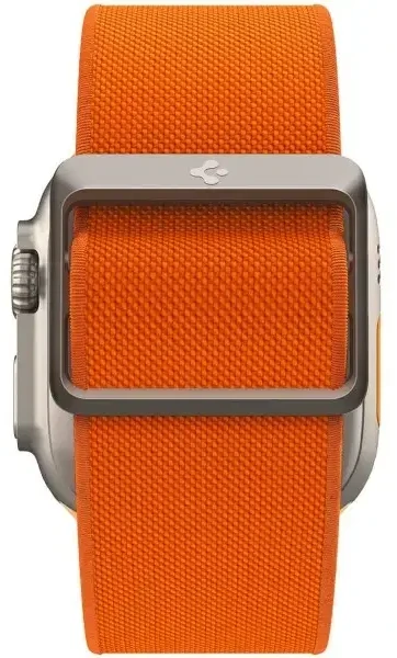 Spigen Fit Lite išmaniojo laikrodžio dirželis, skirtas Apple Watch 4/5/6/7/SE/Ultra (42/44/45/49 mm) | Nailonas | oranžinė