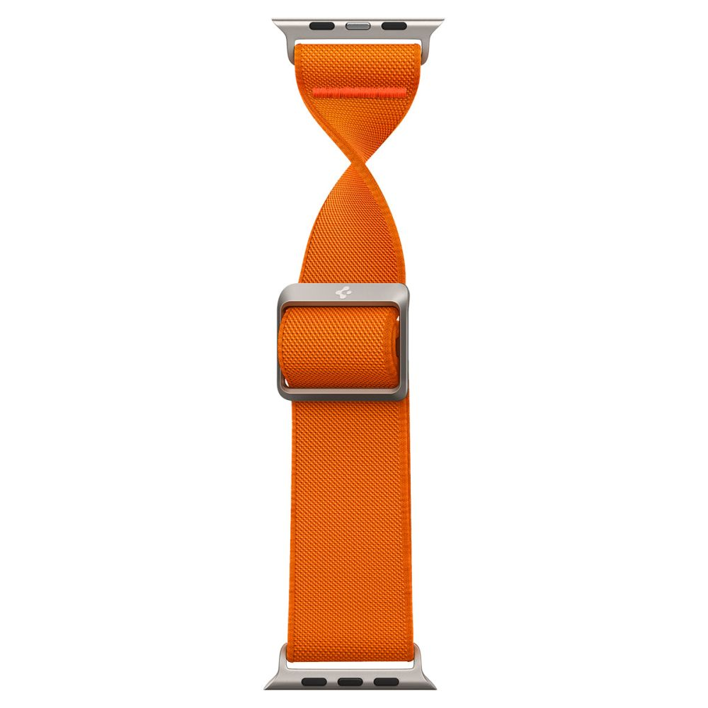 Dėklas Spigen Fit Lite Ultra Apple Watch 4 / 5 / 6 / 7 / 8 / SE / Ultra (42 / 44 / 45 / 49 mm) oranžinės spalvos