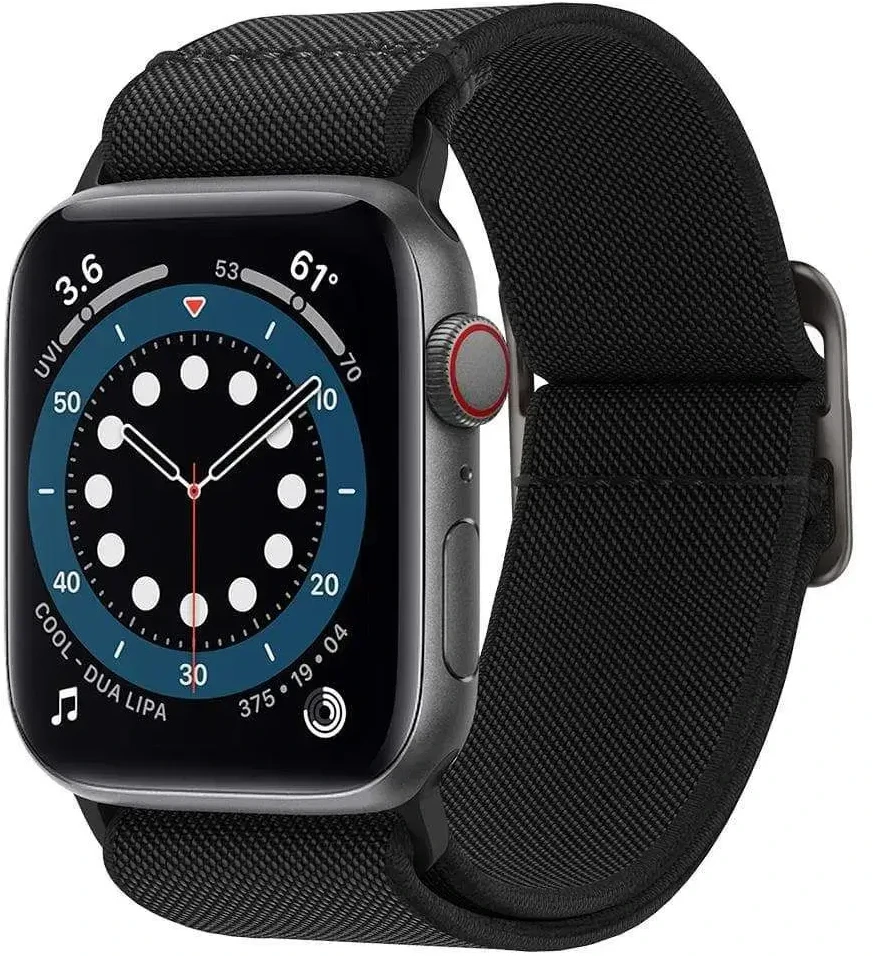 Išmaniojo laikrodžio Apple Watch 4/5/6/7 dirželis, Juodos spalvos, 38/40/41mm