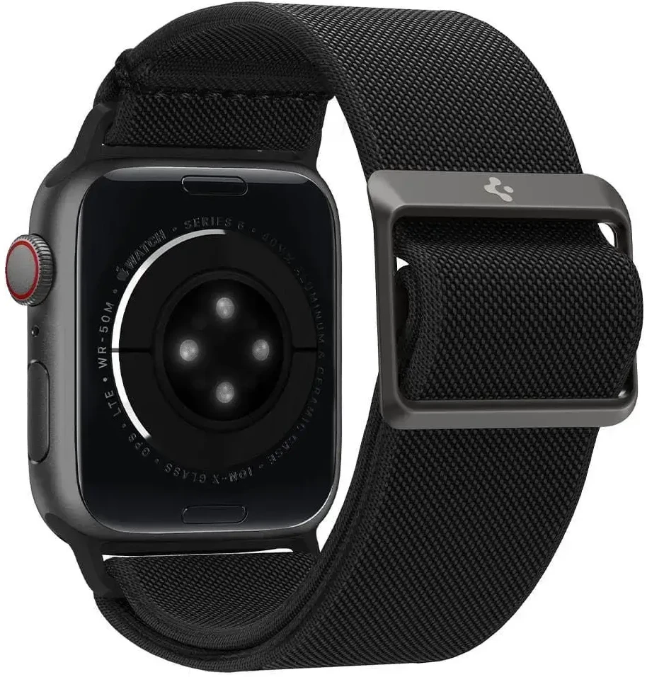 Išmaniojo laikrodžio Apple Watch 4/5/6/7 dirželis, Juodos spalvos, 38/40/41mm