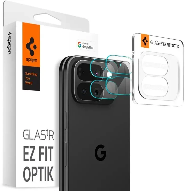 „Spigen Glass tR EZ Fit Optik“ 2 vnt., krištolo skaidrumo – „Google Pixel 10 Pro Fold“