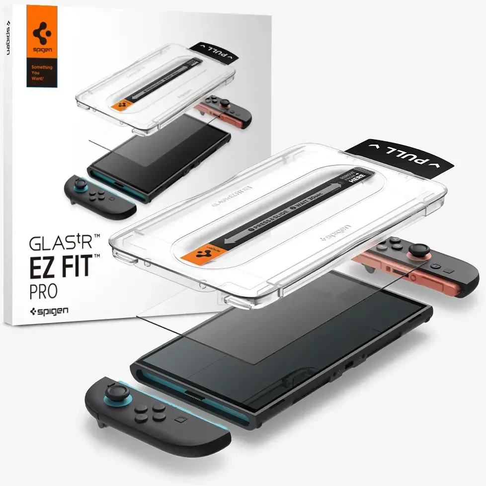 Spigen Glass tR EZ Fit Pro 2 Pack - Nintendo Switch 2