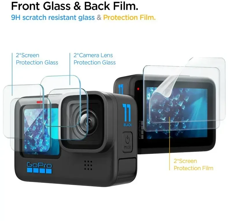 Spigen Glass tR SLIM Multi Pack F2P/L2P - GoPro Hero 4K