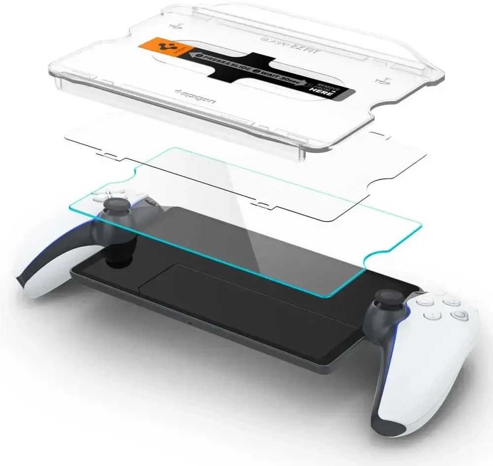 Spigen Glass tR EZ Fit – PlayStation Portal nuotolinio valdymo grotuvas