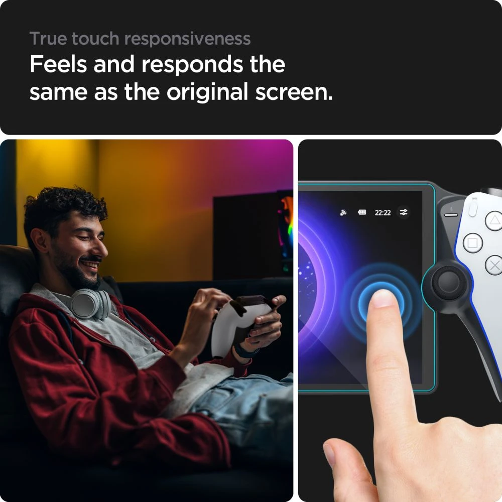 „Spigen Glass tR EZ Fit“ – „PlayStation Portal“ nuotolinio valdymo grotuvas