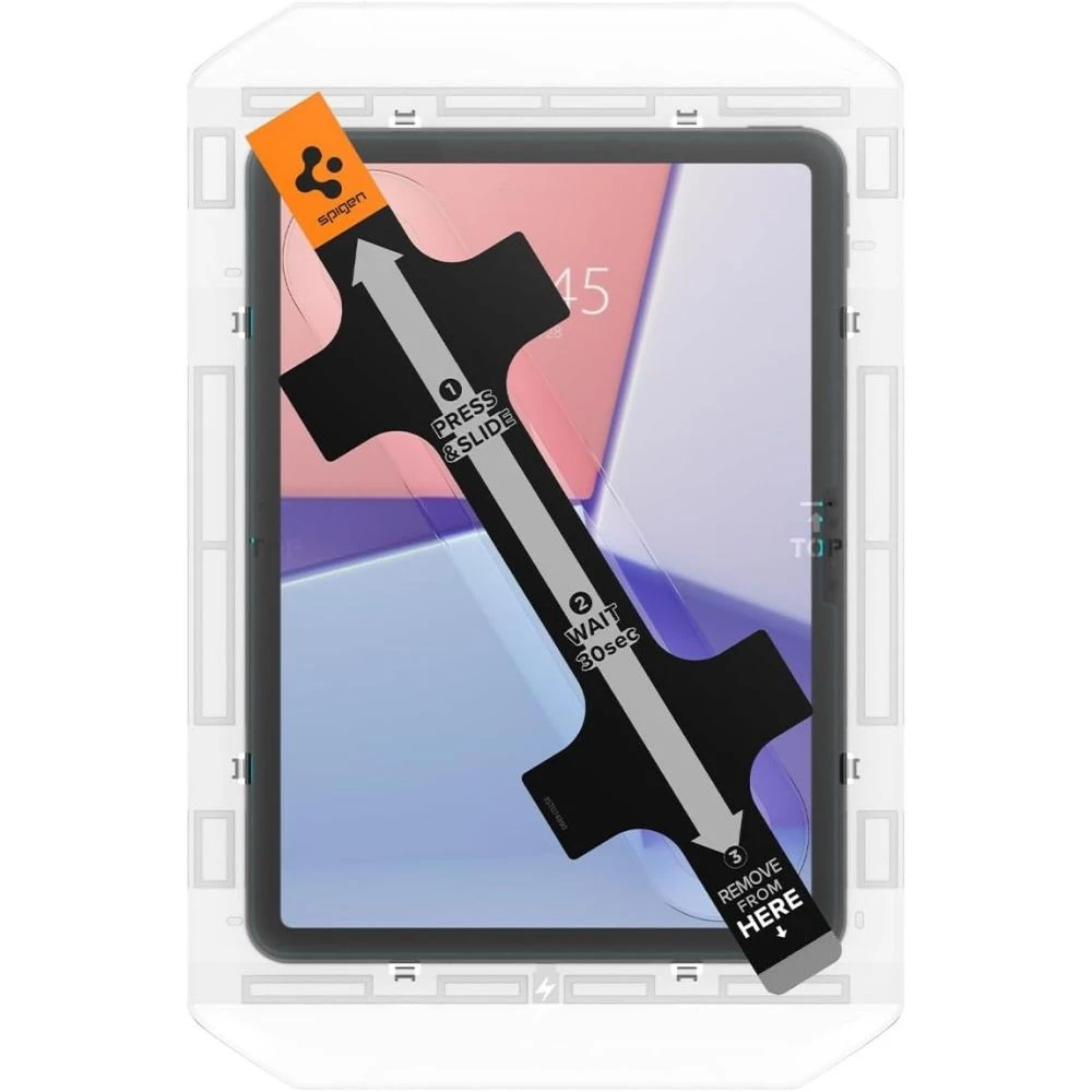 Spigen GLAS.TR EZ FIT – Apsauginis stiklas skirtas Apple iPad Air 13 M3 2025 / M2 2024 Transparent