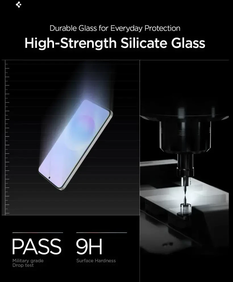 Grūdintas stiklas Spigen GLAS.TR „EZ FIT PRO” 2-PACK GALAXY A57 5G SKAIDRUS