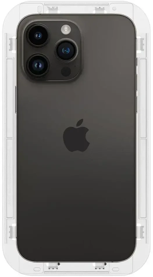 Apsauginis stiklas Apple iPhone 14 Pro Max with Spigen Glas.tR EZ FIT applicator (2 pcs.)