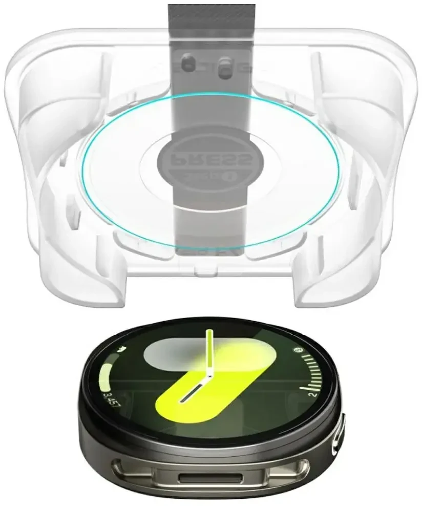 Spigen Glass tR EZ Fit 2 Pack - Samsung Galaxy Watch 8 (44mm)