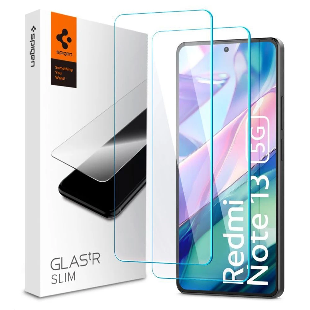 Spigen Glas.TR Slim 2 vnt. – Apsauginis stiklas skirtas Xiaomi Redmi Note 13 5G (2 pieces)