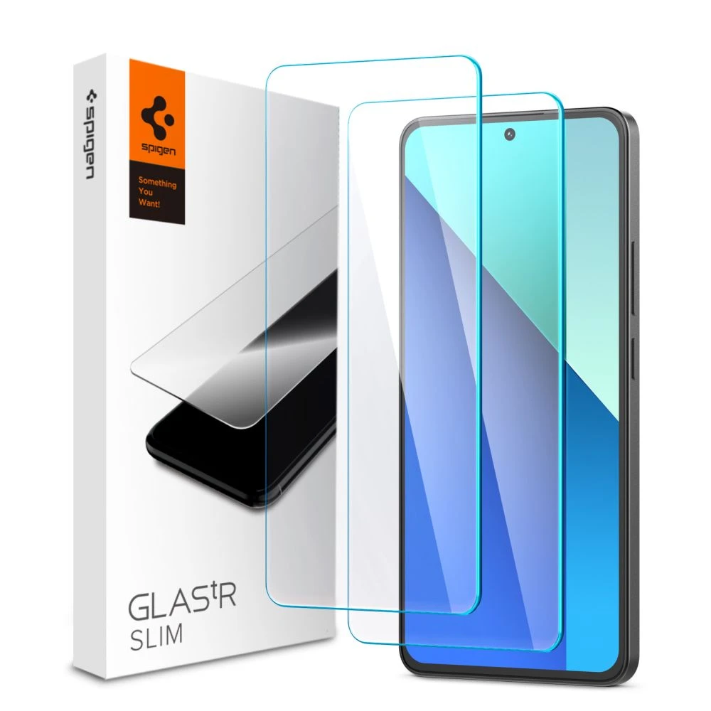 Spigen Glas.TR Slim 2 vnt. – Apsauginis stiklas skirtas Xiaomi Redmi Note 13 4G / LTE (2 pieces)