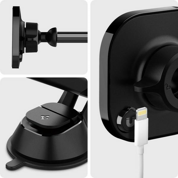 „Spigen OneTap“ magnetinis automobilinis laikiklis, skirtas „MagSafe“