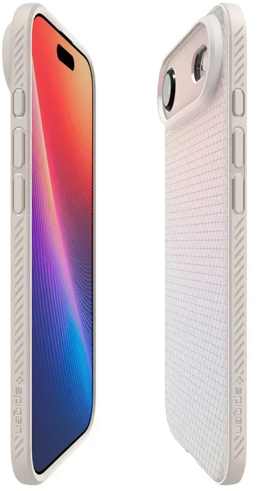 „Spigen Liquid Air“ dėklas, skirtas „iPhone 17 Air“ – titano spalvos