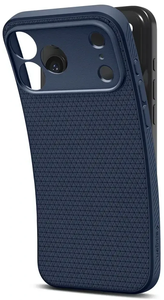 „Spigen Liquid Air“ dėklas, skirtas „iPhone 17 Pro Max“ - Mėlyna
