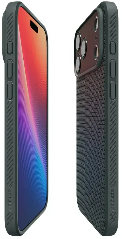 Dėklas Spigen Liquid Air, abyss žalias - iPhone 17 Pro Max