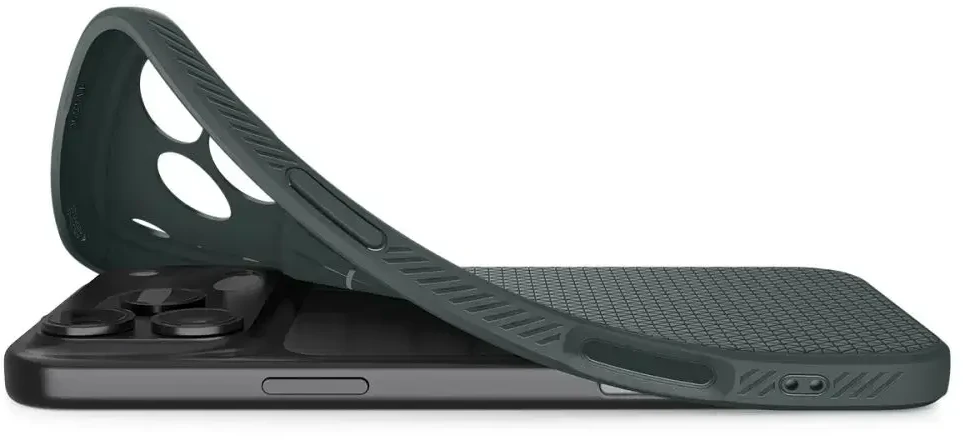 Spigen Liquid Air dėklas iPhone 17 Pro, žalias