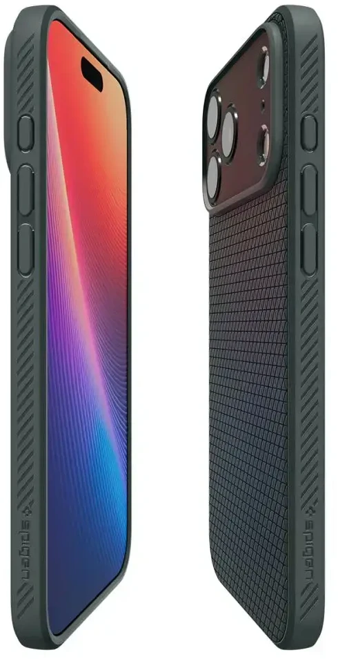 Spigen Liquid Air dėklas iPhone 17 Pro, žalias