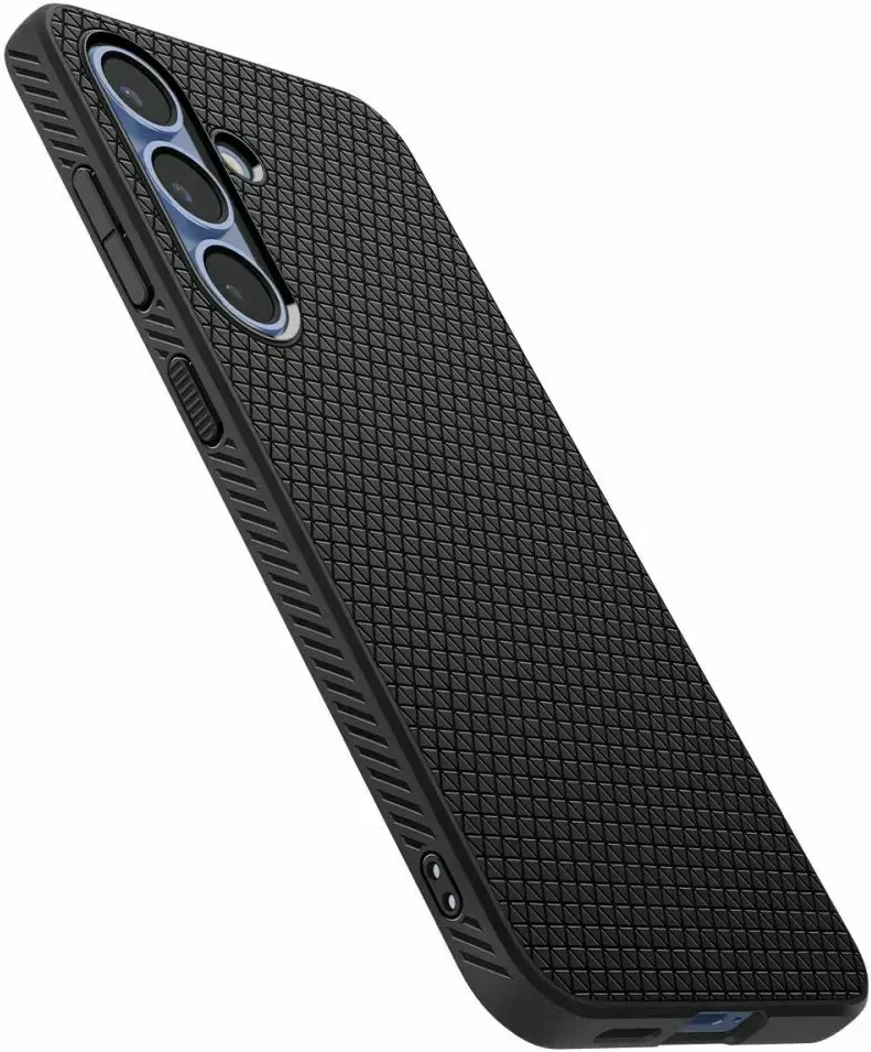 Spigen Liquid Air Samsung Galaxy S25 Plus – dėklas telefonui juodos spalvos