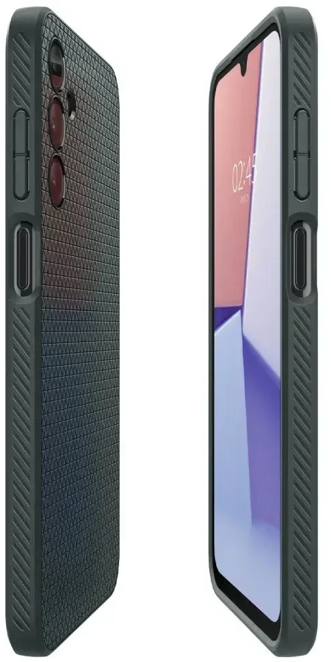 Dėklas Spigen Liquid Air case for Samsung Galaxy A15 4G | 5G - dark žalias