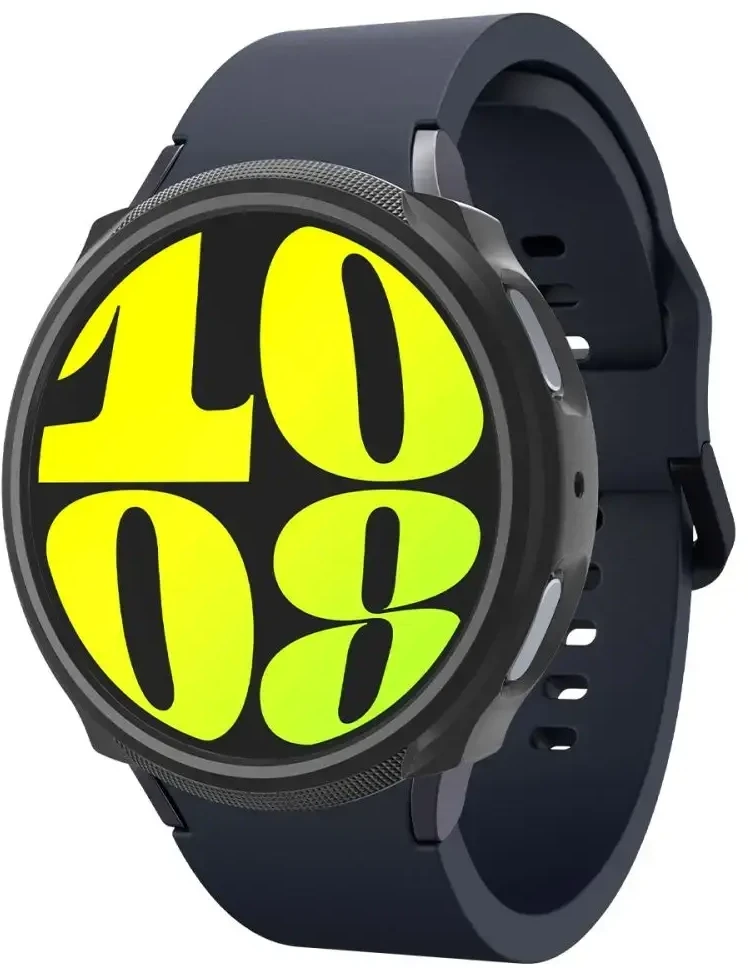 „Spigen Liquid Air®“ dėklas, skirtas „Samsung Galaxy Watch 7“ 40 mm (matinis juodas)