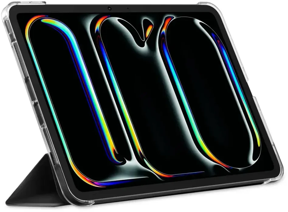 Spigen Liquid Air dėklas skirtas Apple iPad Pro 11” 5 / 6 2024-2025 juodos spalvos