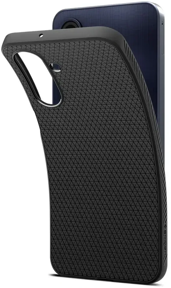 Spigen Liquid Air Samsung Galaxy A26 5G – Matte dėklas telefonui juodos spalvos