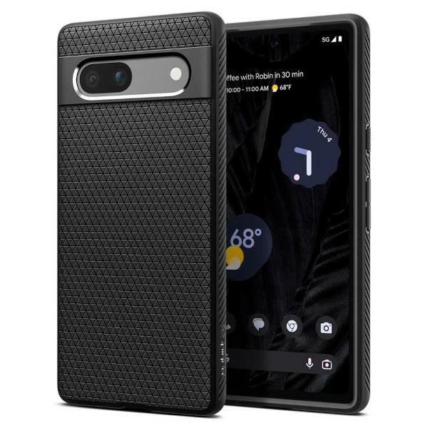 Spigen Liquid Air dėklas skirtas Google Pixel 7a, spalva - Matte Black