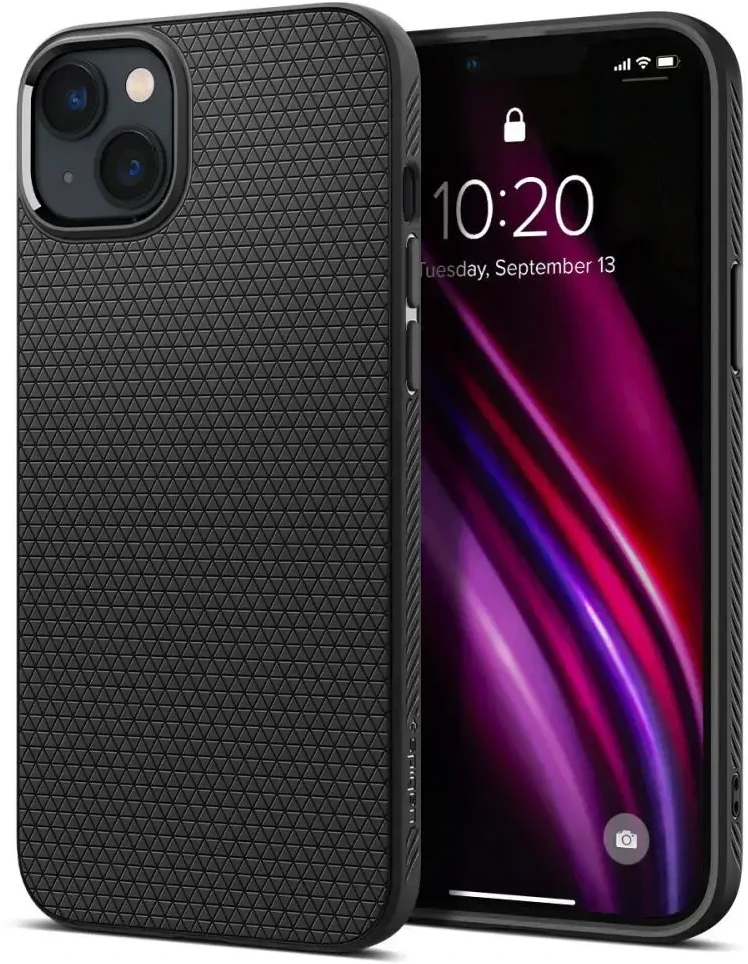 Dėklas SPIGEN LIQUID AIR IPHONE 15+ Juodas