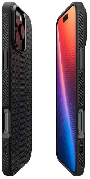 Dėklas Spigen Liquid Air iPhone 16 Pro Max juoda matte juodas ACS07988