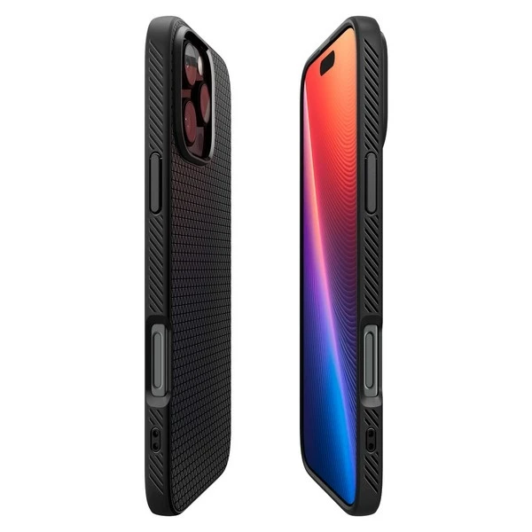 Spigen Liquid Air Apple iPhone 16 Pro Max – dėklas telefonui juodos spalvos